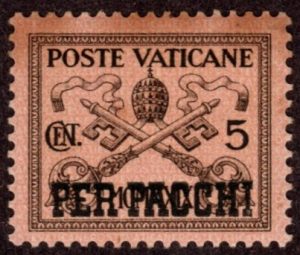 Sello del Vaticano (Scott Q1),