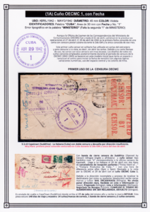 Denys Yossell - Estudio Sobre la Censura Postal Cubana OECMC 1942-1943
