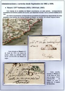 José María Vila- Historia postal del Maresme. Período prefilatélico