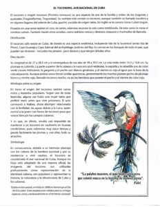 Marcos A. Fraga Acosta - El Tocororo, ave nacional de Cuba