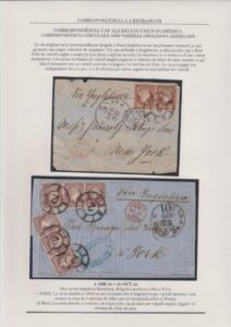 Marc Peyrecave Vidal - Correspondencia de España con el extranjero. Cuba y Puerto Rico. Incoming mail.