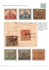 Humberto Vélez - Cuba. Sellos de Impuesto General 1881-1899