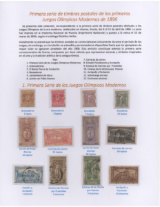 Instituto Pierre de Coubertin - Los primeros juegos olímpicos modernos de 1896