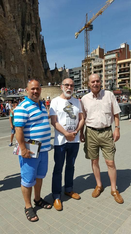 2016. Adolfo Sarrias, Carlos Echenagusia y Fernando Cabello